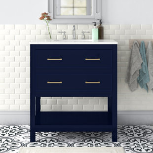 30 Inch Blue Bathroom Vanities You'll Love | Wayfair